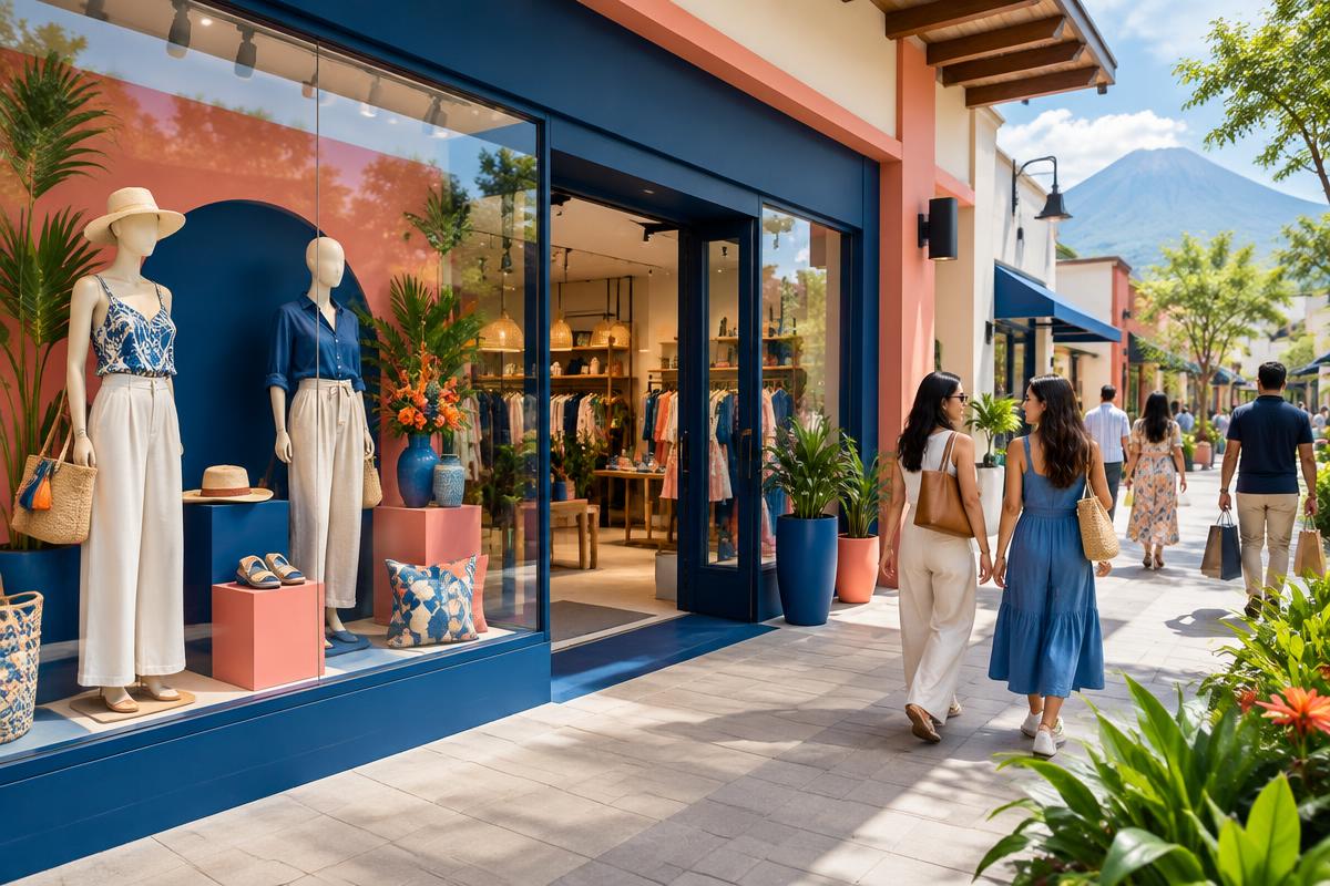Tienda de moda en el centro comercial